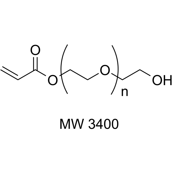 Acrylate-PEG-OH (MW 3400) Chemical Structure