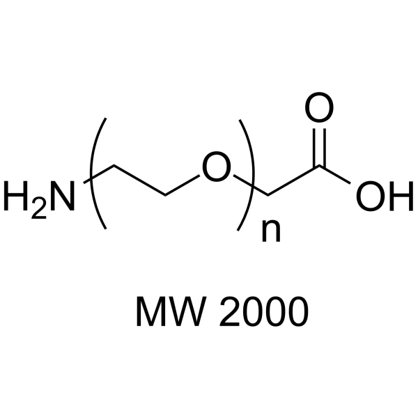 Amine-PEG-CH2COOH (MW 2000) Chemical Structure