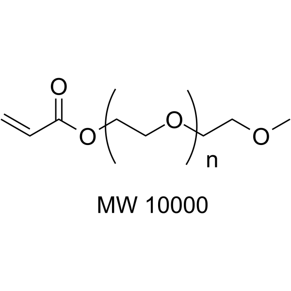 m-PEG-acrylate (MW 10000) Chemical Structure