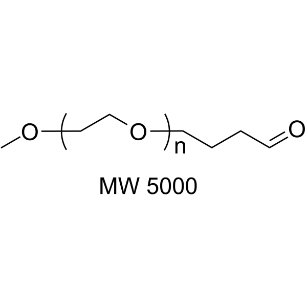 m-PEG-Butyraldehyde (MW 5000) Chemical Structure