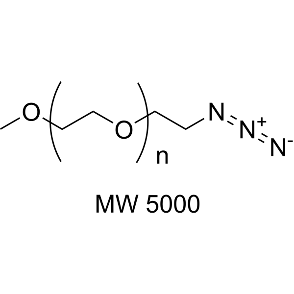 m-PEG-azide (MW 5000) Chemical Structure