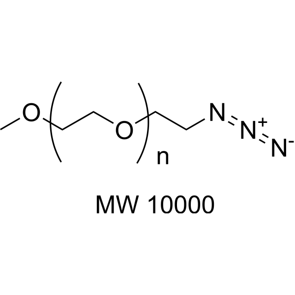 m-PEG-azide (MW 10000) Chemical Structure