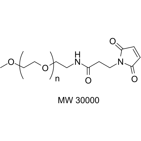 m-PEG-mal (MW 30000) Chemical Structure