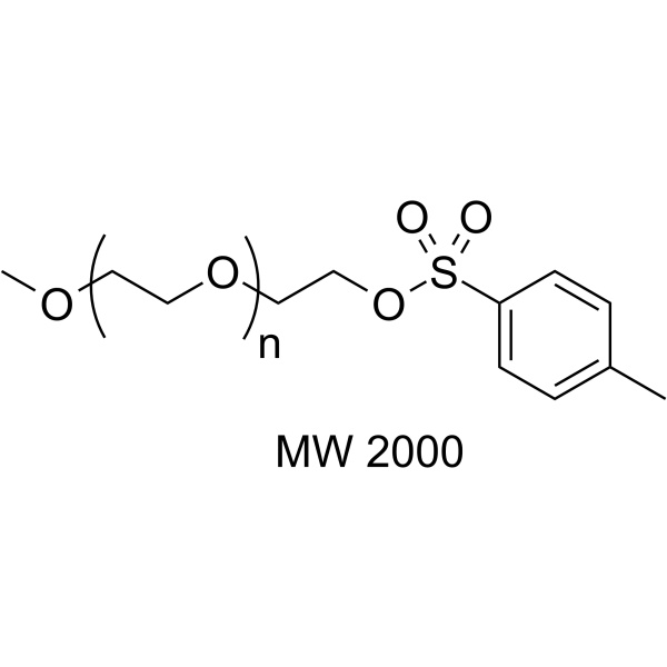 m-PEG-Tos (MW 2000) Chemical Structure