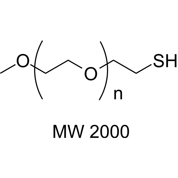 m-PEG-thiol (MW 2000) Chemical Structure