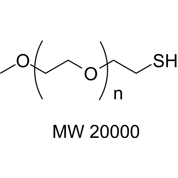 m-PEG-thiol (MW 20000) Chemical Structure