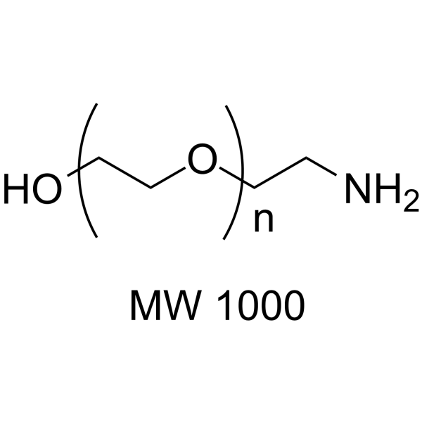 HO-PEG-amine (MW 1000) Chemical Structure