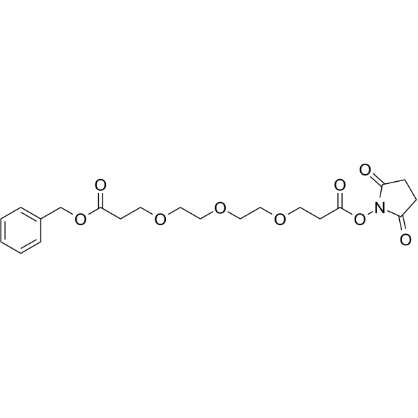 Benzyloxy carbonyl-PEG3-NHS ester Chemical Structure