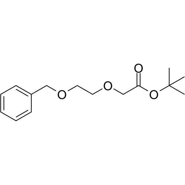 BnO-PEG1-CH2CO2tBu Chemical Structure