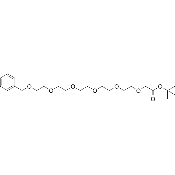 BnO-PEG5-Boc Chemical Structure