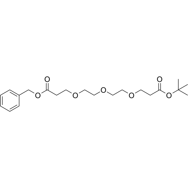 Benzyloxy carbonyl-PEG3-C2-Boc Chemical Structure