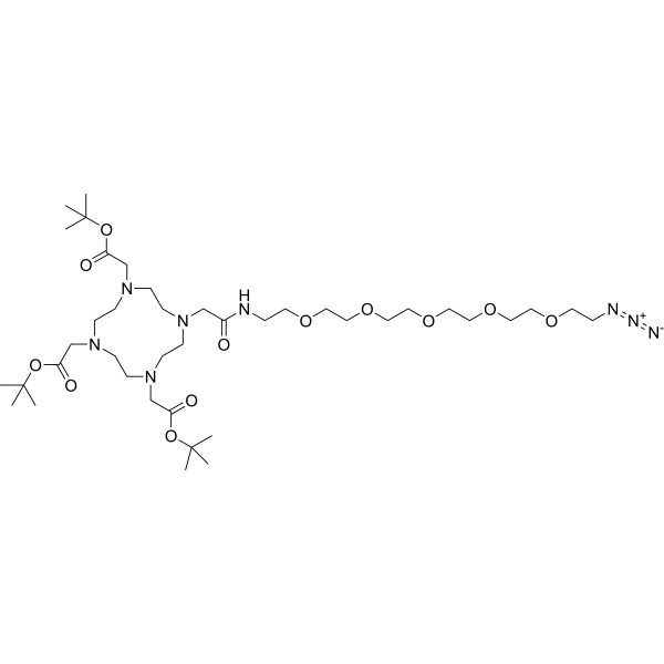 DOTA-(t-butyl)<em>3</em>-PEG<em>5</em>-azide