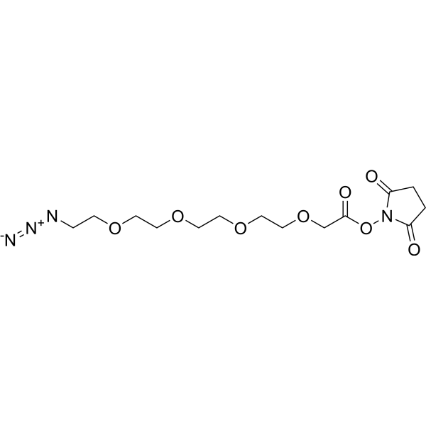 Azido-PEG4-NHS-ester Chemical Structure