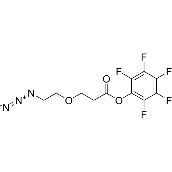 Azido-PEG1-PFP ester Chemical Structure