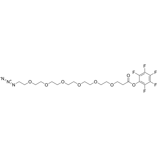Azido-PEG6-PFP ester Chemical Structure