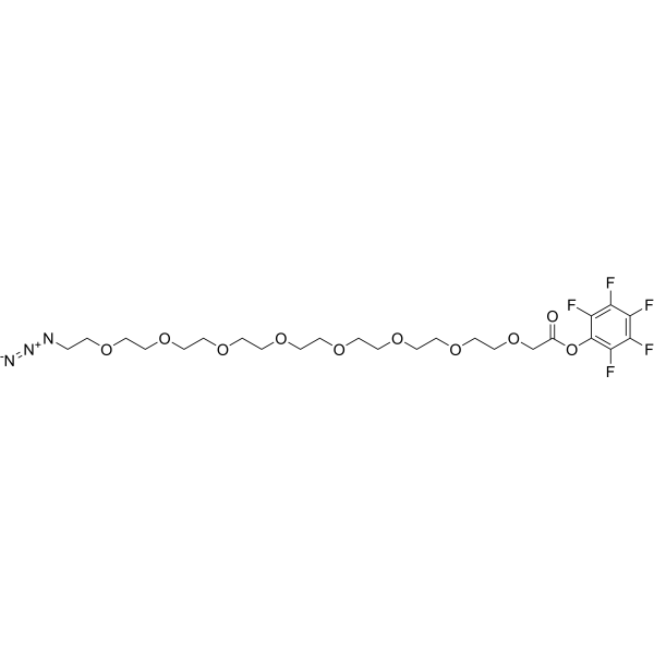 Azido-PEG8-CH2COO-PFP Chemical Structure