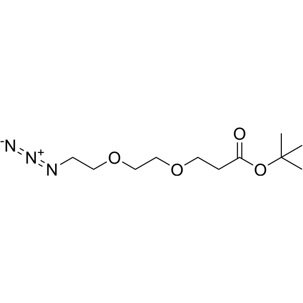 Azido-PEG2-C2-Boc Chemical Structure