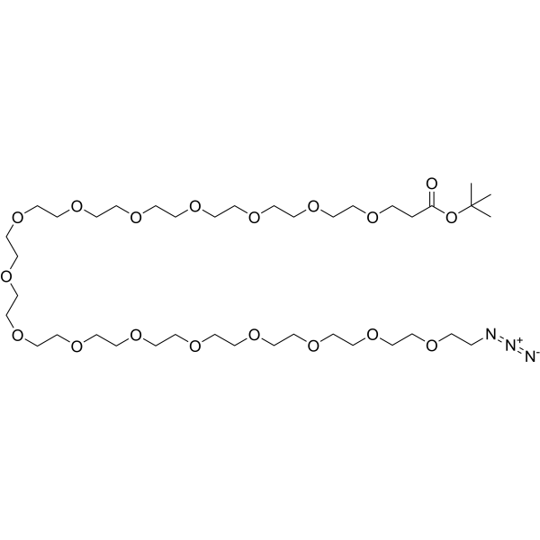 Azido-PEG16-Boc Chemical Structure