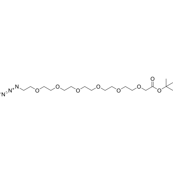 Azido-PEG6-C1-Boc Chemical Structure
