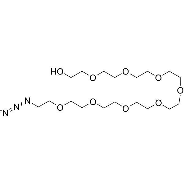 Azido-PEG9-alcohol Chemical Structure
