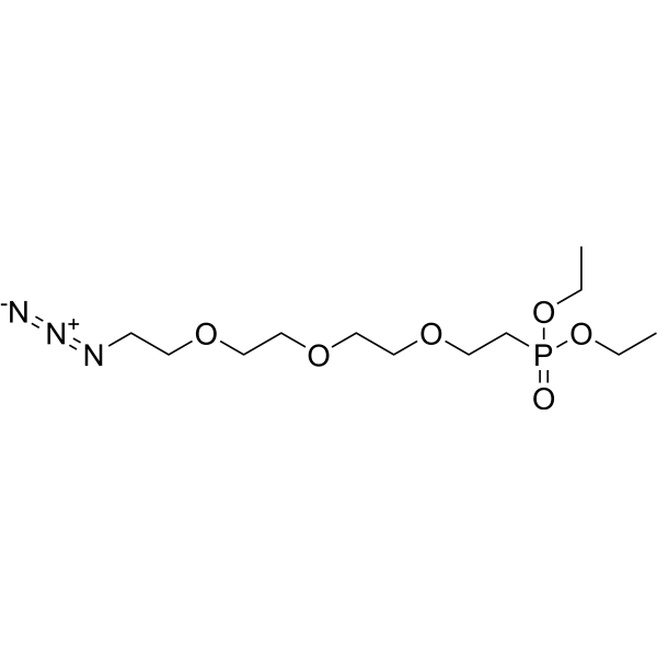 <em>Azido</em>-PEG3-phosphonic acid ethyl ester
