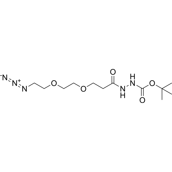 Azido-PEG2-hydrazide-Boc Chemical Structure