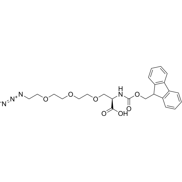 Azide-PEG3-L-alanine-Fmoc Chemical Structure