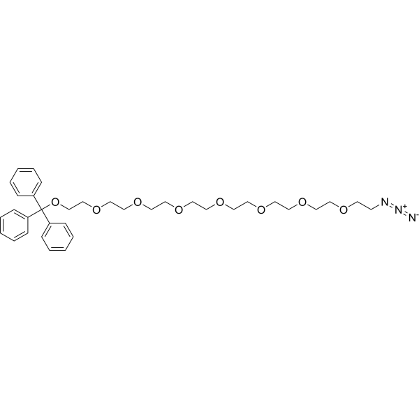 Trityl-PEG8-azide Chemical Structure