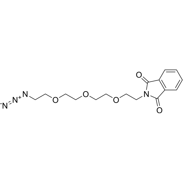 Phthalamide-PEG3-azide Chemical Structure