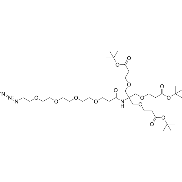 <em>Azido-PEG4</em>-<em>Amido</em>-tri-(t-butoxycarbonylethoxymethyl)-methane