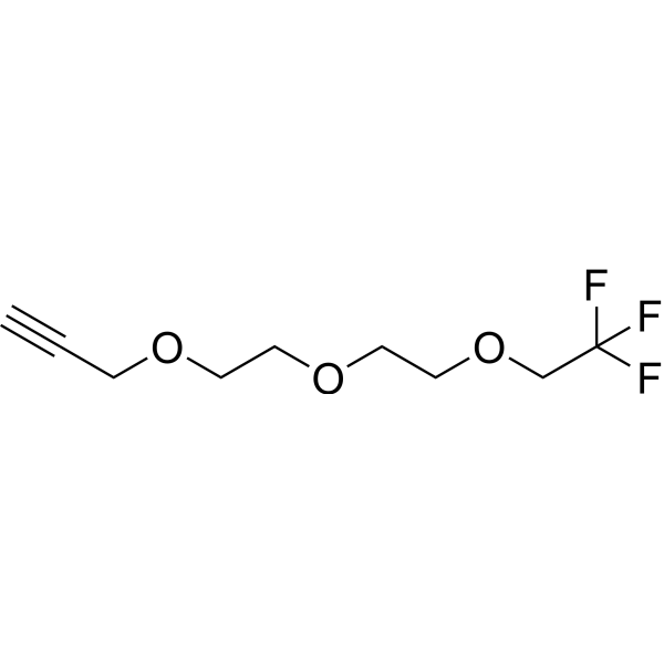 1,1,1-Trifluoroethyl-PEG2-propargyl Chemical Structure