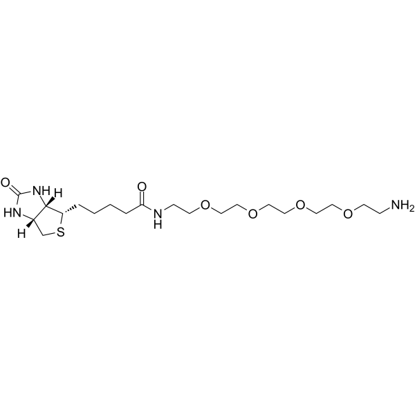 Biotin-PEG4-amine Chemical Structure