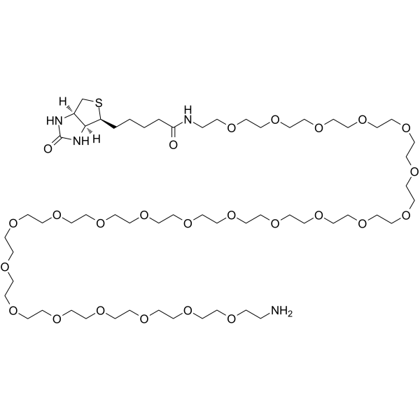 <em>Biotin-PEG23</em>-<em>amine</em>
