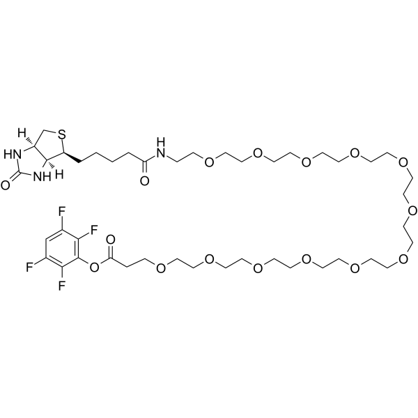 Biotin-PEG12-TFP ester Chemical Structure