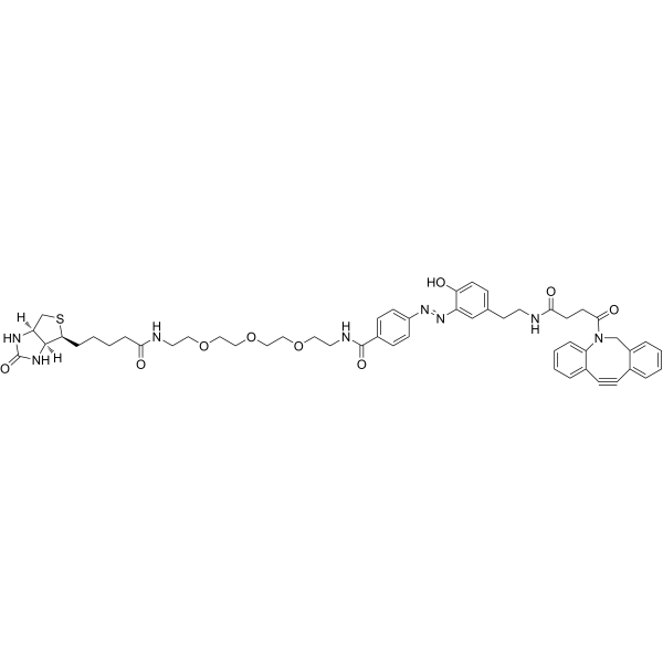 Diazo Biotin-PEG3-DBCO Chemical Structure