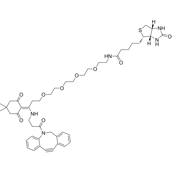 Dde Biotin-PEG4-DBCO Chemical Structure