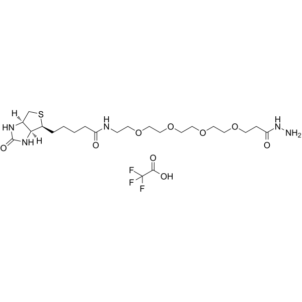 <em>Biotin</em>-PEG<em>4</em>-hydrazide TFA