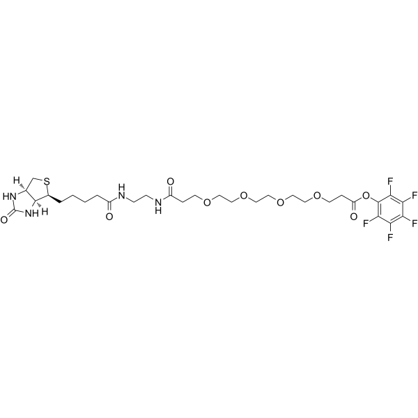 Biotin-amido-PEG4-PFP ester Chemical Structure