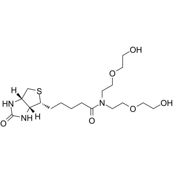 N-(Biotin)-N-bis(PEG1-alcohol) Chemical Structure