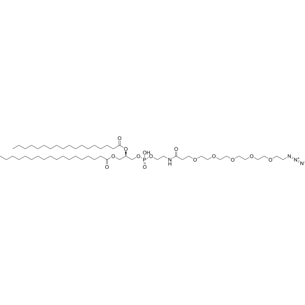 DSPE-PEG5-azide Chemical Structure