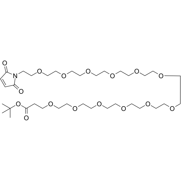 Mal-PEG12-Boc Chemical Structure