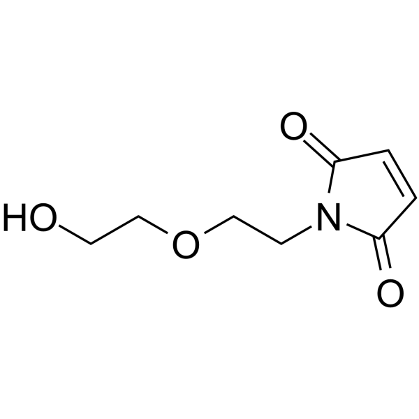 Mal-PEG2-alcohol Chemical Structure