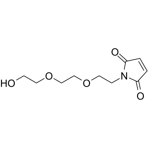 Mal-PEG3-alcohol Chemical Structure
