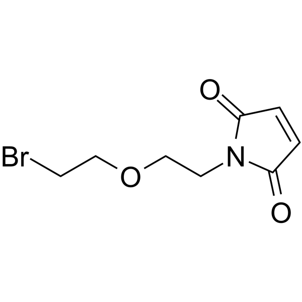Mal-PEG1-bromide Chemical Structure