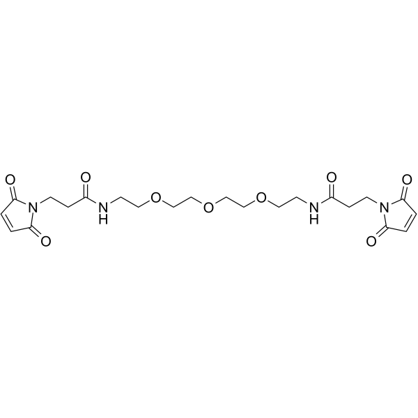 Bis-Mal-PEG3 Chemical Structure