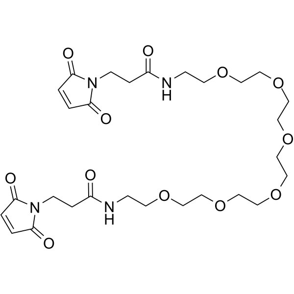 Bis-Mal-PEG6 Chemical Structure