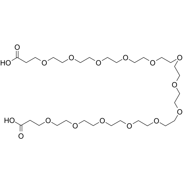 Bis-PEG13-acid Chemical Structure