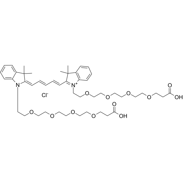 Bis-(N,N'-carboxyl-<em>PEG</em>4)-Cy5