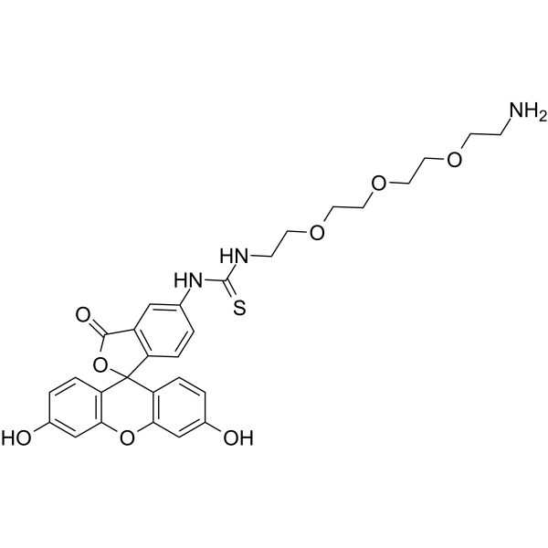 <em>Fluorescein</em>-PEG3-amine
