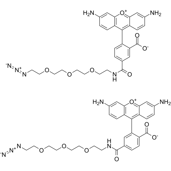 Carboxyrhodamine 110-PEG3-Azide